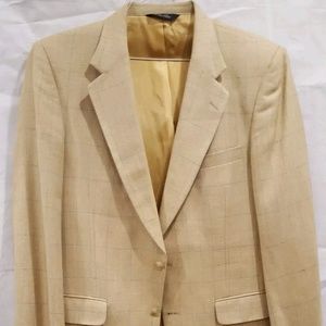 Burberry Single Vent Two Button Mens 38 Sport Coat